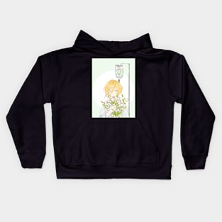 White lilies Kids Hoodie